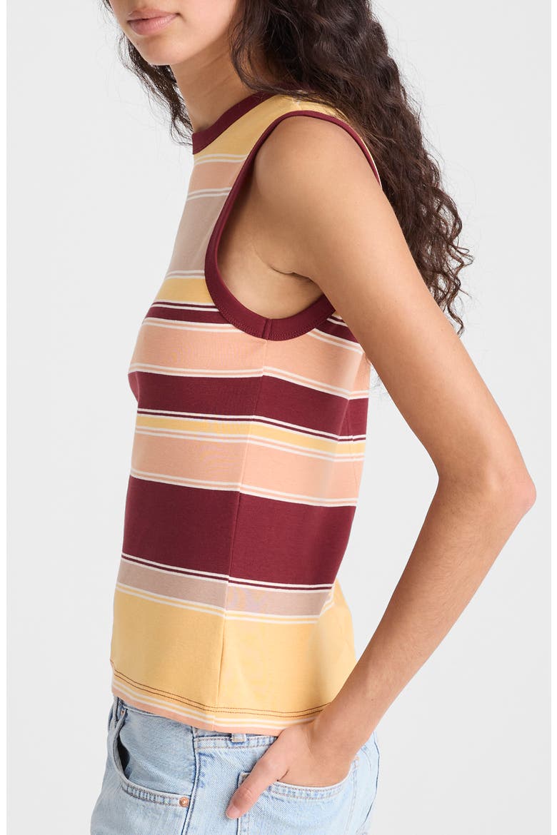 The '90s Compact Cotton Shell Tank, Alternate, color, MANGO