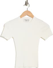 TWP Tease Short Sleeve Sweater