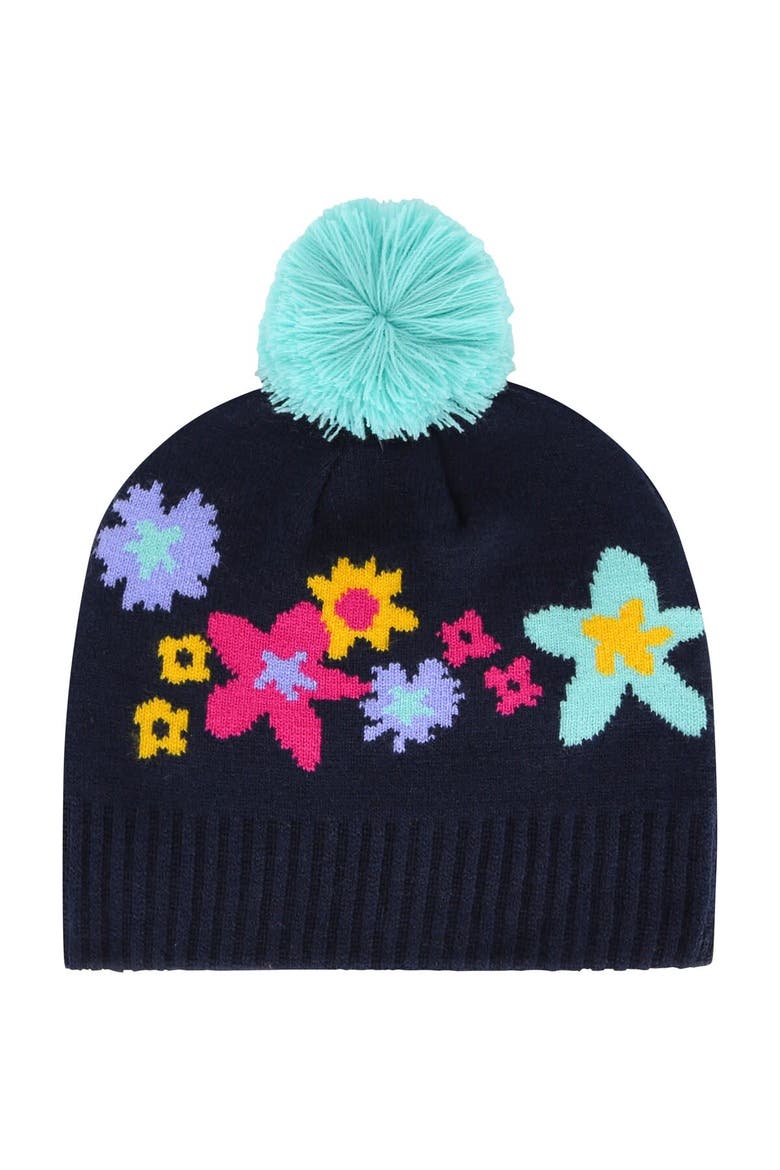 Girls Youth '47 Navy Cal Bears Buttercup Knit Beanie with Pom, Alternate, color, Navy
