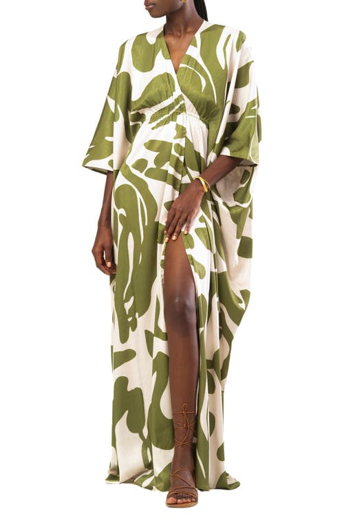 DIARRABLU Naim Dress in Alia Olive 