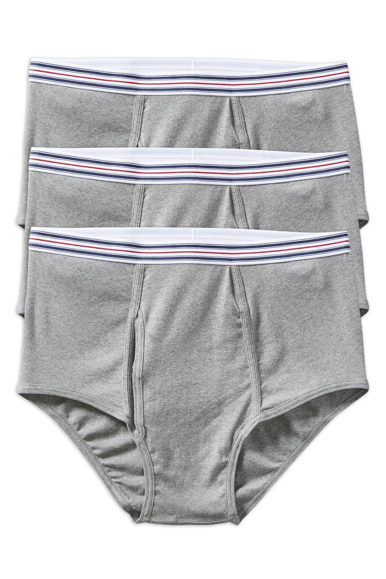 3-pk Color Briefs, Alternate, color, GREY