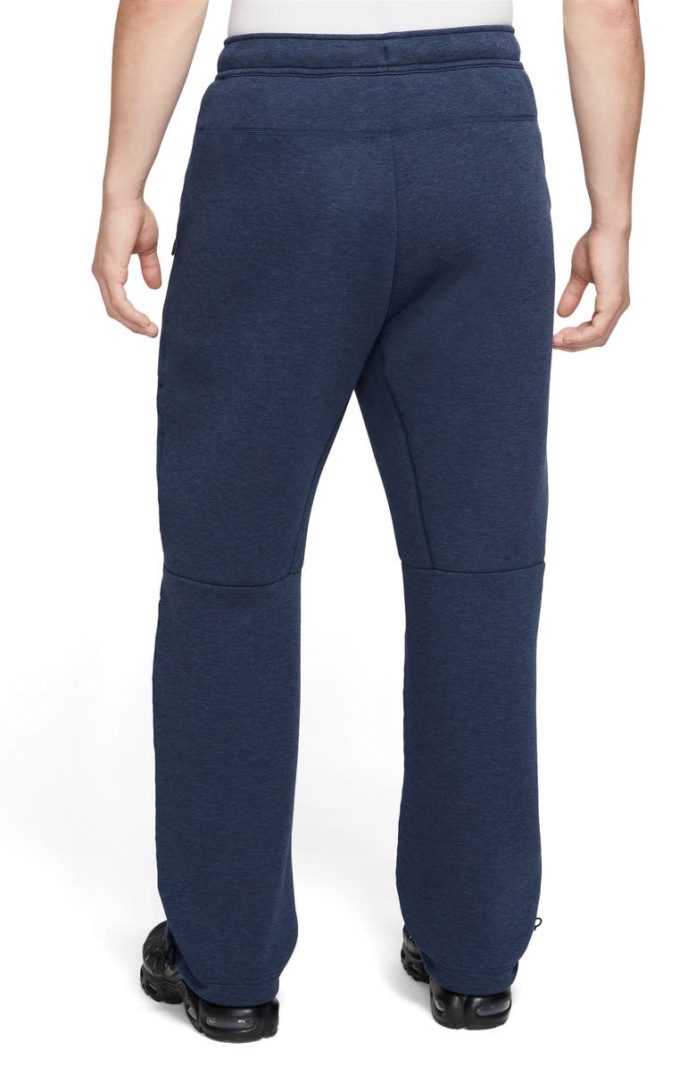 Nike Tech Fleece Open Hem Pants, Alternate, color, Obsidianheather/ Black