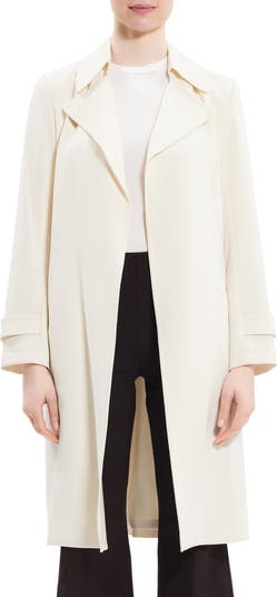 Theory Oaklane Admiral Crepe Trench Coat | Nordstrom