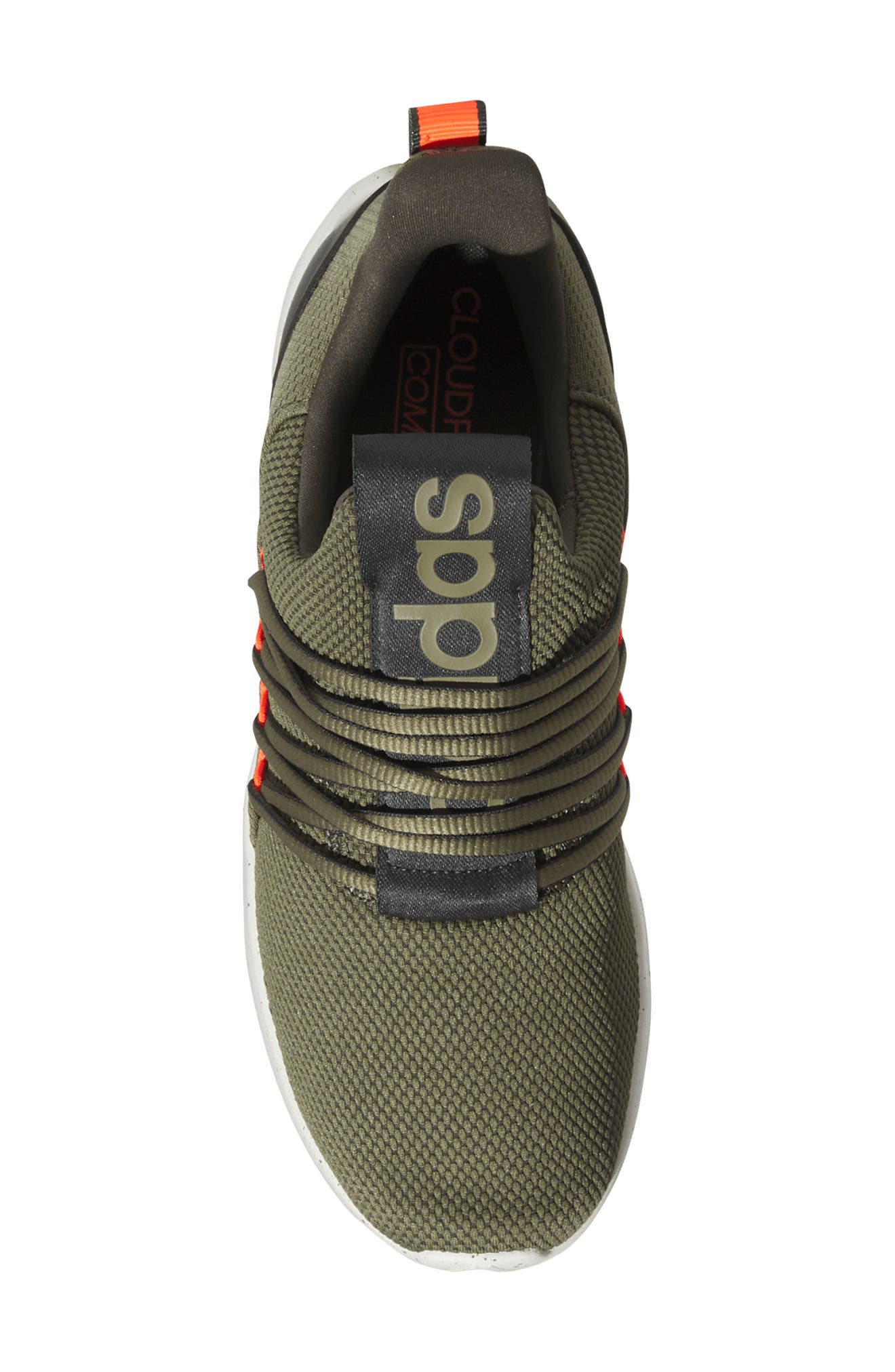 adidas Lite Racer Adapt 7.0 Slip-On Sneaker, Alternate, color, Olive/ Shadow Olive/ Solar Red