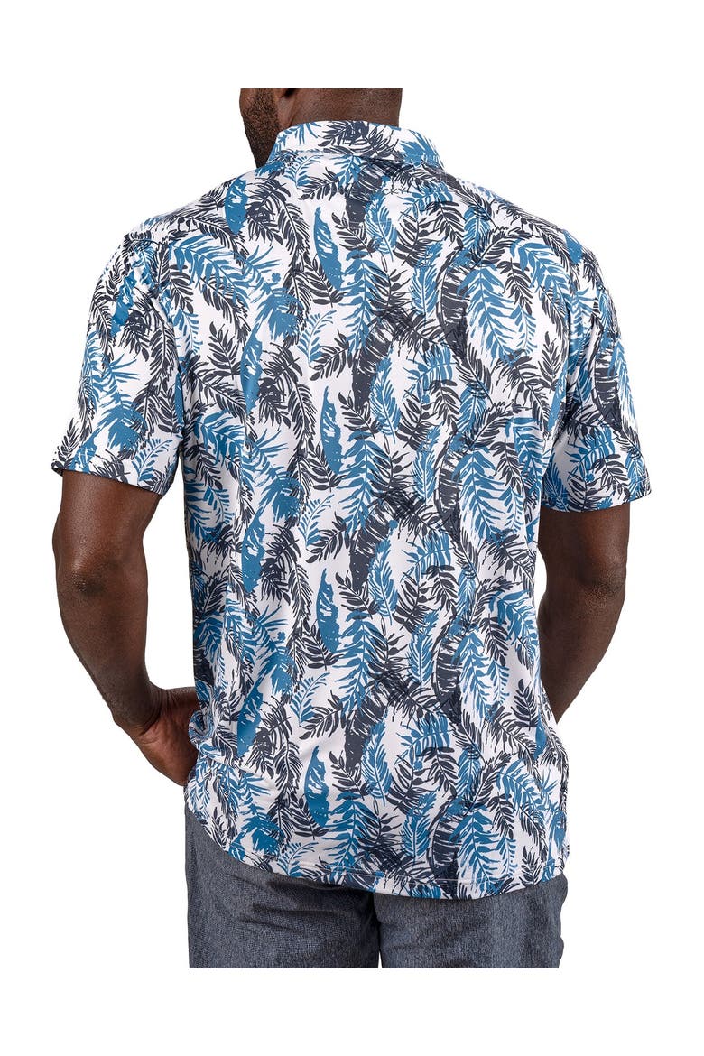 Hidden Clover Polo Vanilla/Moody Blue, Alternate, color, Vanilla