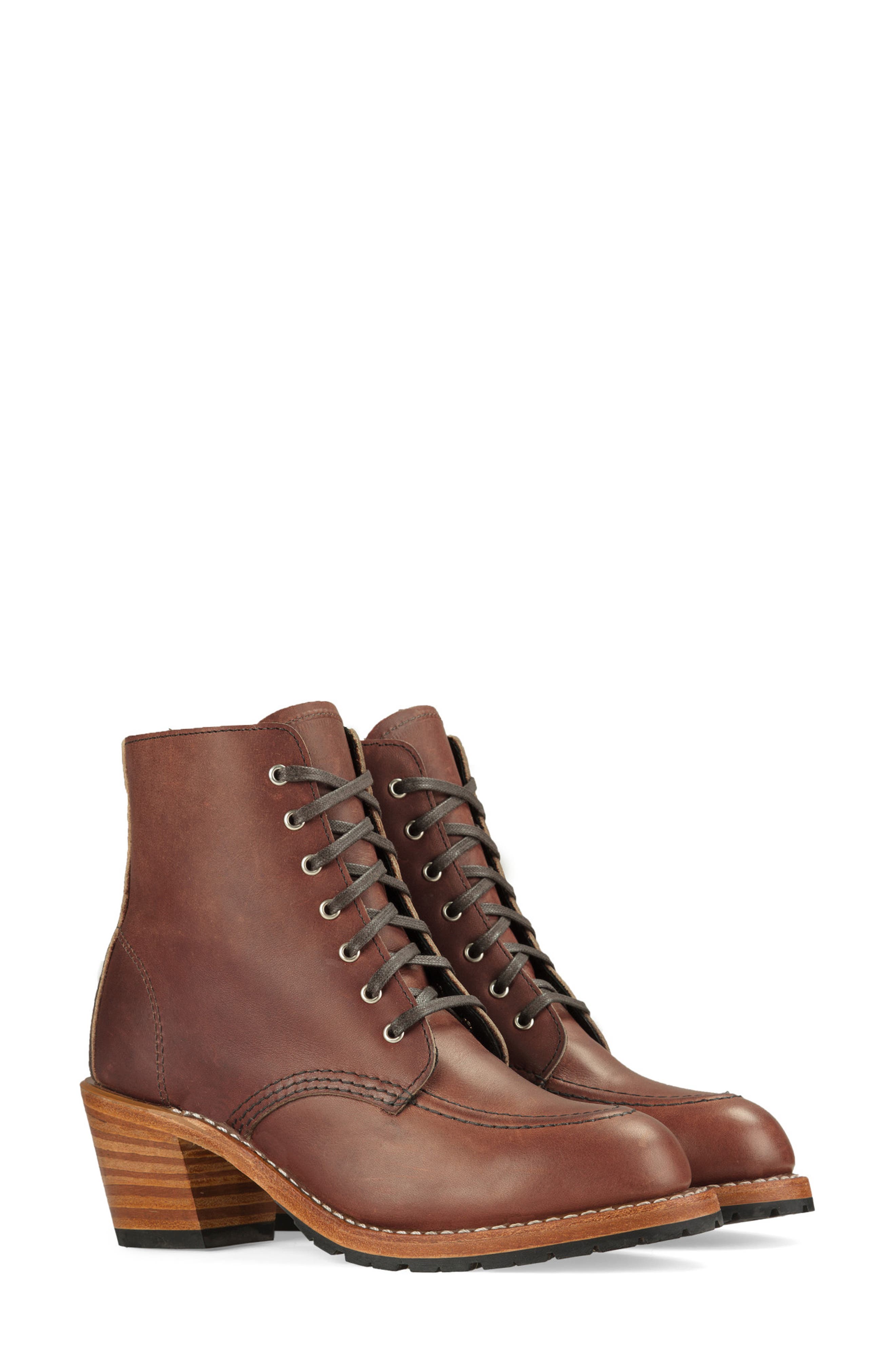 Clara Boot, Main, color, AMBER HARNESS LEATHER