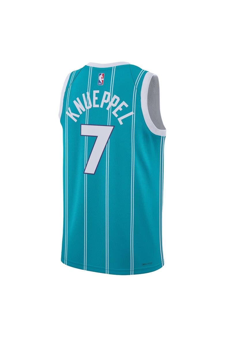 Unisex Nike Kon Knueppel Teal Charlotte Hornets Swingman Jersey - Icon Edition, Alternate, color, Teal