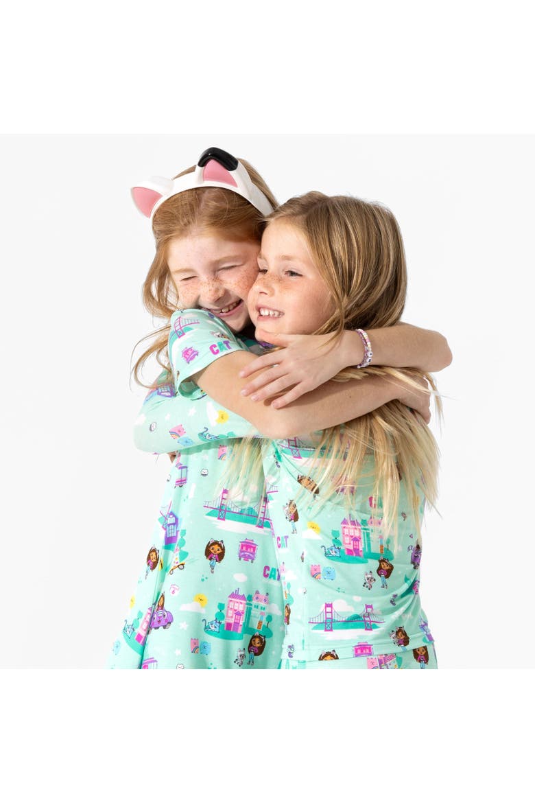Kids' Gabby's Dollhouse Cat Francisco Set of 2 Piece Pajamas, Alternate, color, Gabby's Cat Francisco