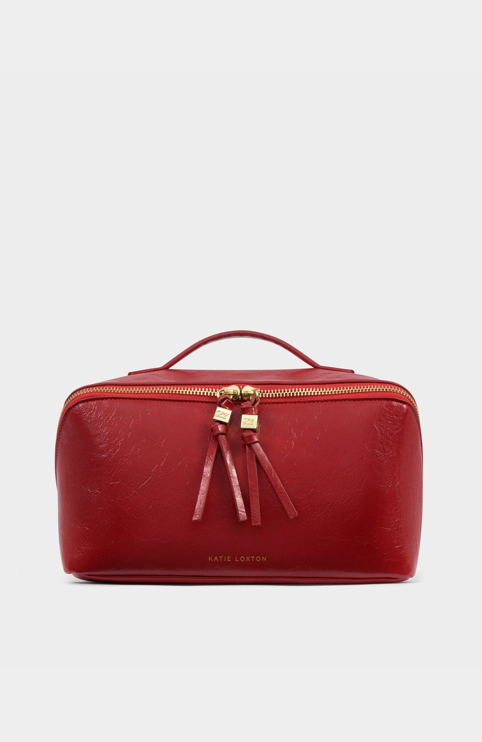 selected Crimson Patent Crackle
