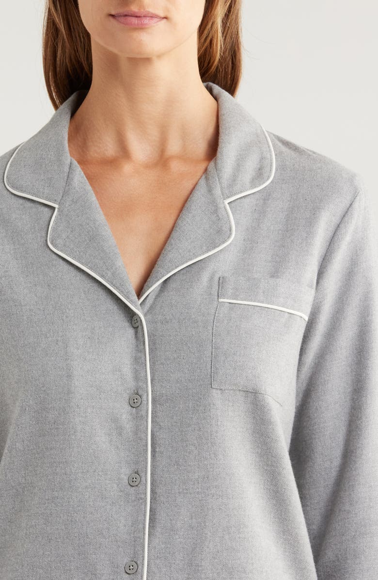 Nordstrom Cozy Cotton Blend Flannel Pajamas, Alternate, color,