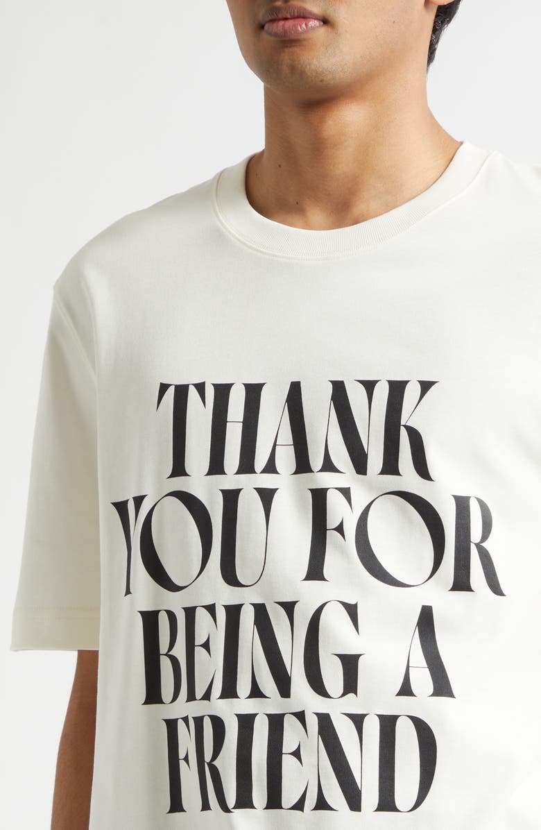 AMI PARIS Boxy Cotton Graphic T-Shirt, Alternate, color, Blanc Creme