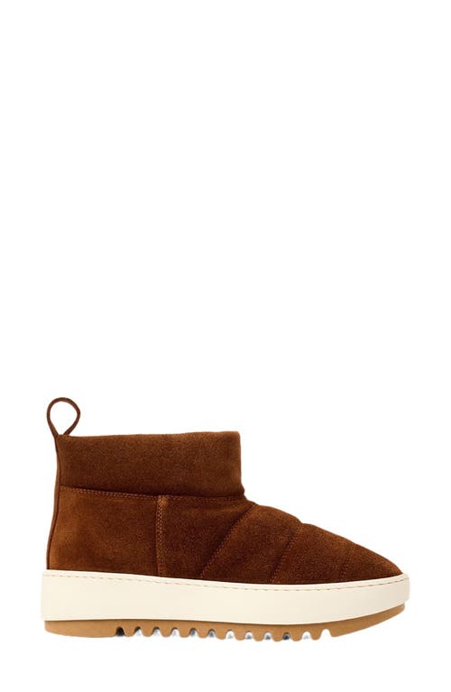 Aquatalia Alcee Mini Platform Bootie In Brown