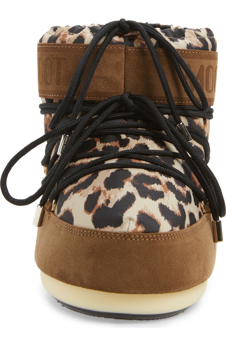 Moon Boot<sup>®</sup> Icon Low Leopard Print Boot, Alternate, color,