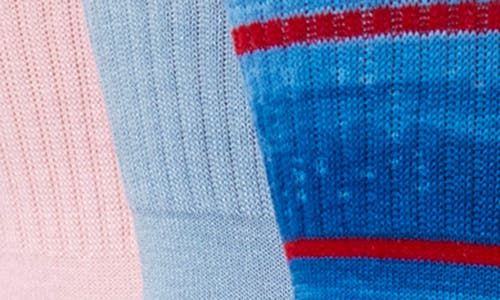 Lorenzo Uomo Assorted 3-pack Crew Socks In Multi
