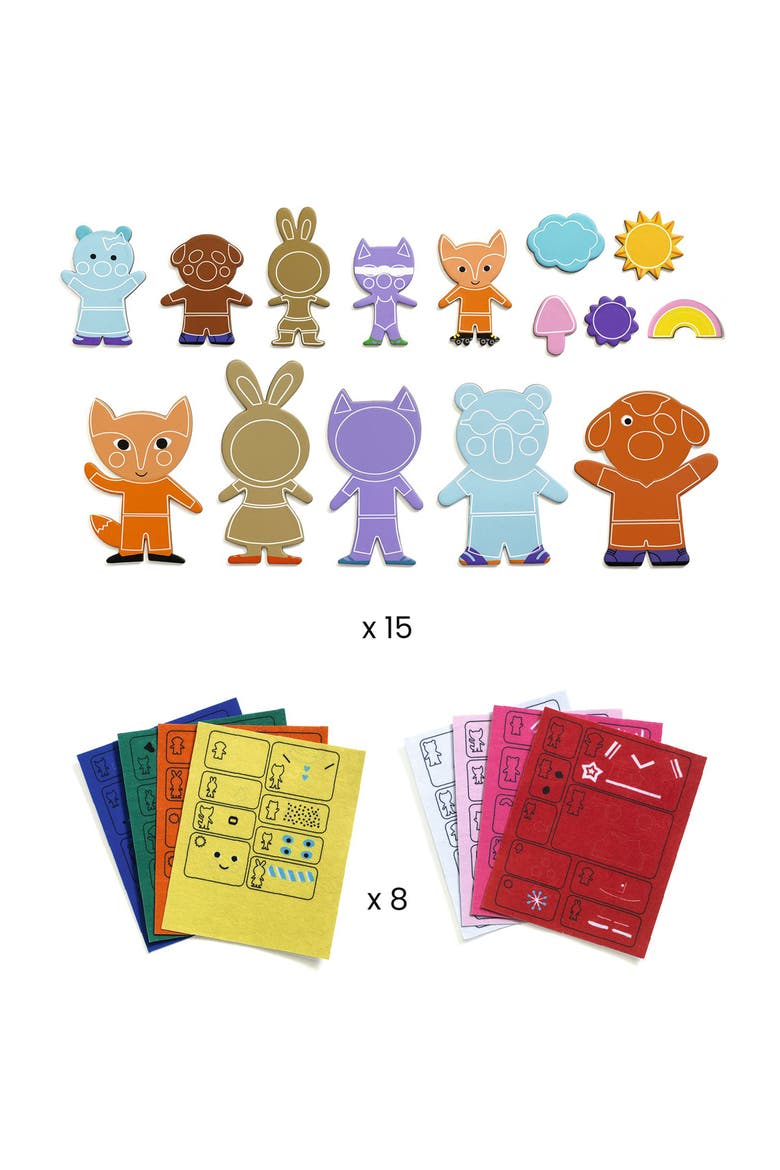 DIY Funky Family Arts & Crafts Kit, Alternate, color, MULTI