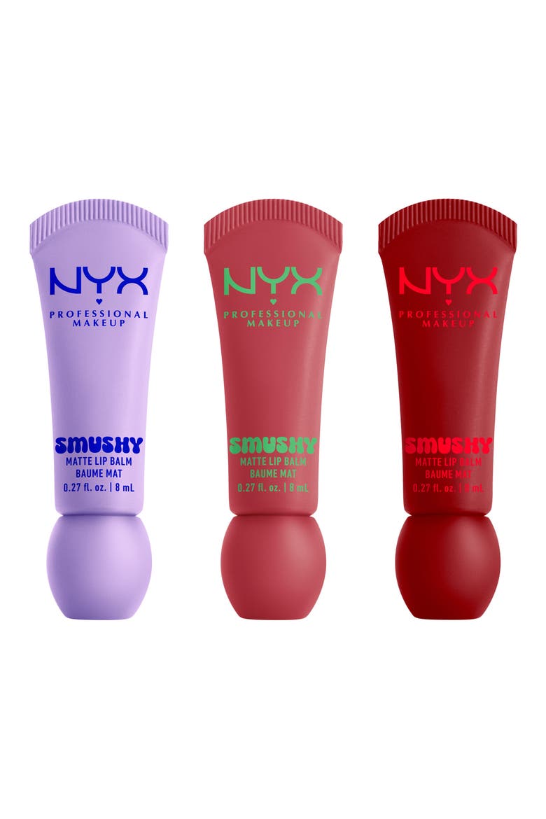 Smushy Matte Lip Balm Trio, Alternate, color, NO COLOR