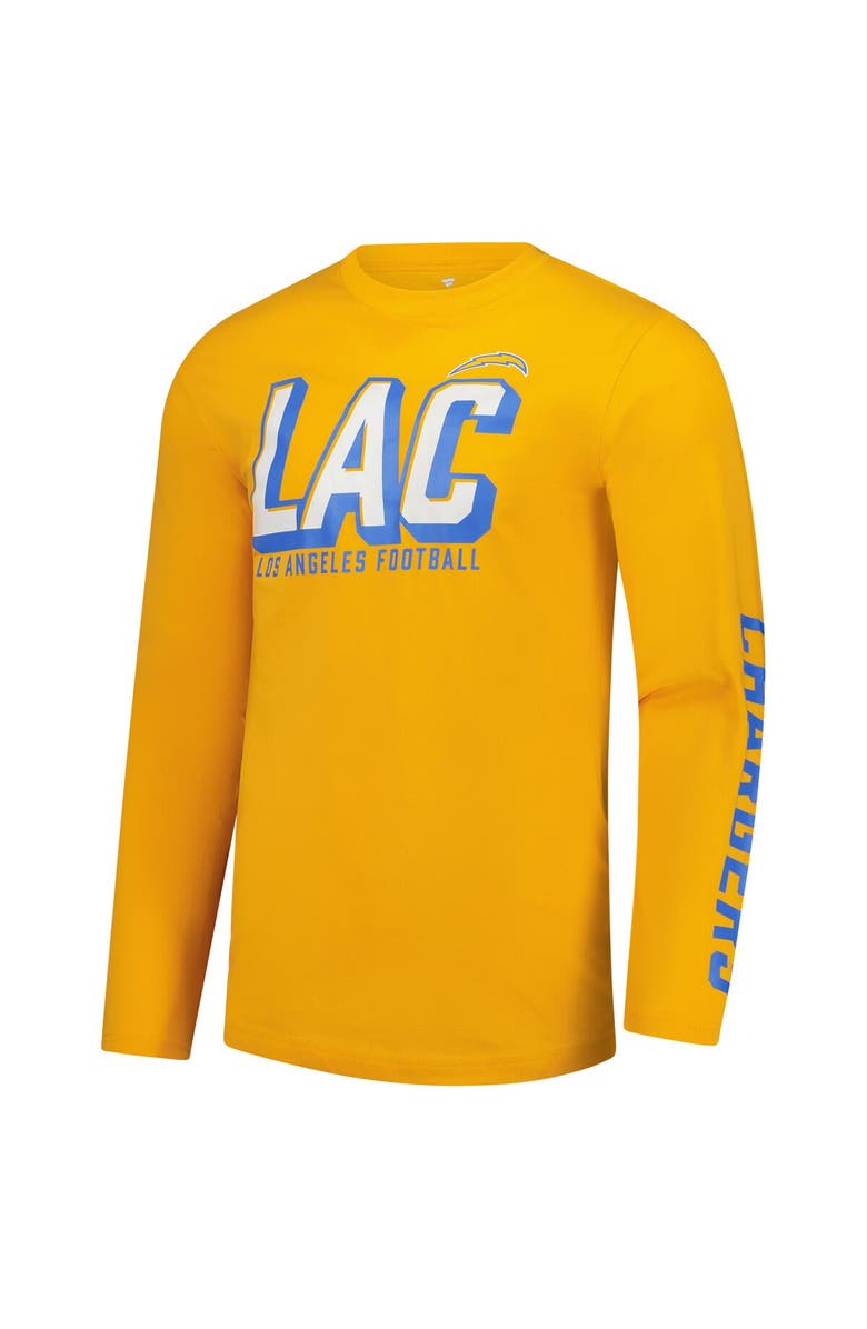 FANATICS Men's Fanatics Gold Los Angeles Chargers Long Sleeve T-Shirt, Alternate, color, Gold