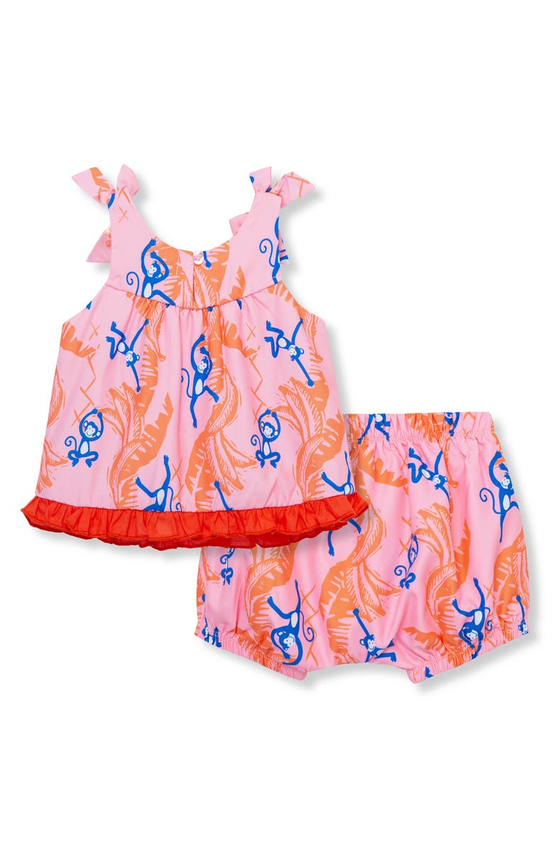 Peek Essentials Monkey Print Tank & Bloomers, Alternate, color, 