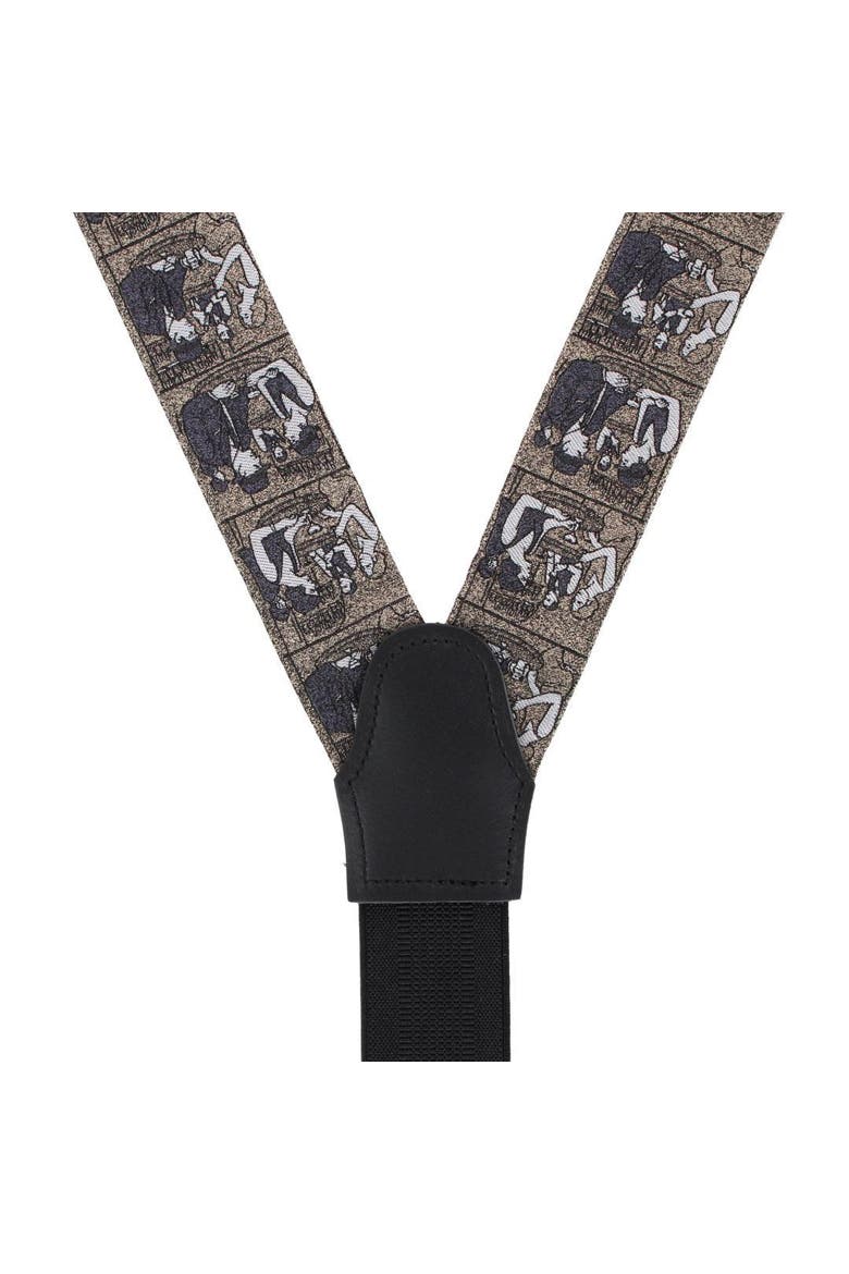 The Nightcap Novelty Silk Formal End Suspenders, Alternate, color, Taupe