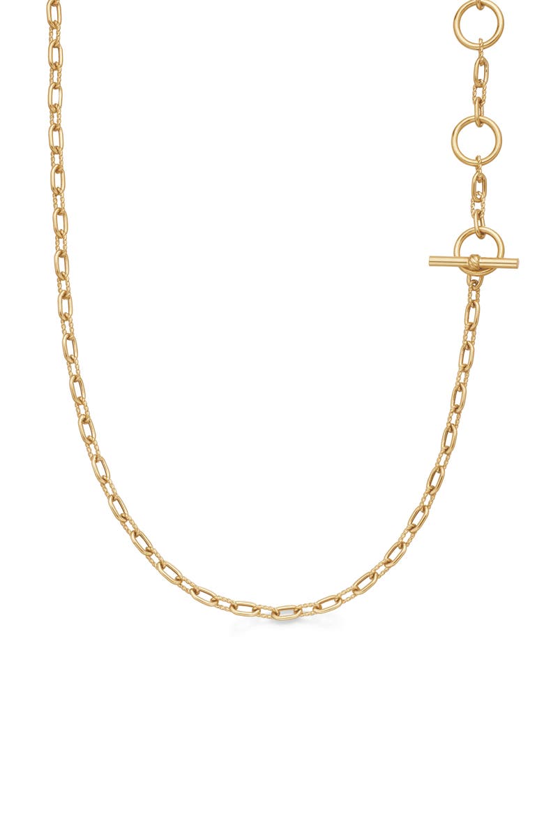 Madison Chain Link Necklace, Alternate, color, YELLOW GOLD