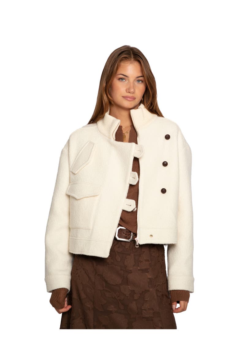 Crystal Skies Cropped Wool Rib Jacket, Alternate, color, Natural