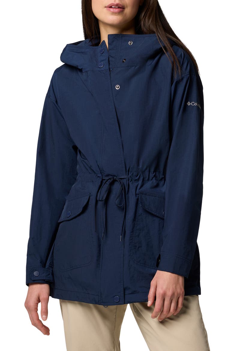 Pardon My Hooded Jacket, Main, color, COLLEGIATE NAVY