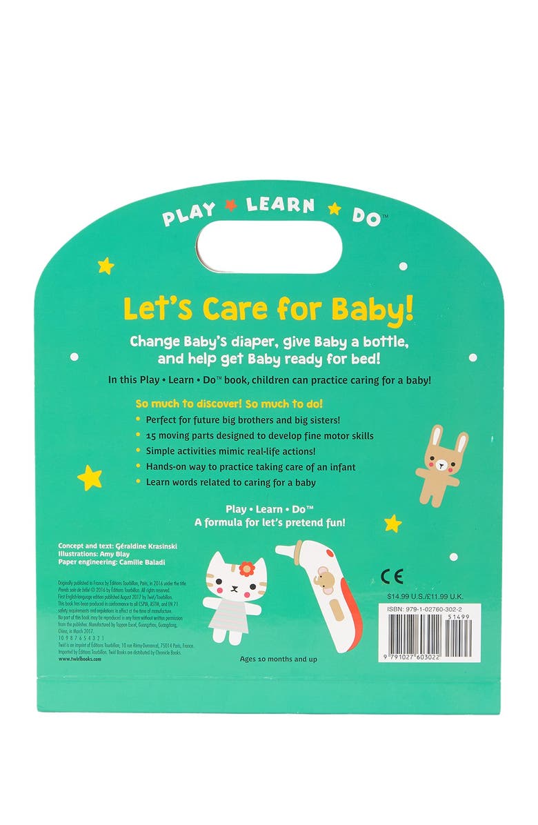 Chronicle Books Play Learn Do Lets Care For Baby Book, Alternate, color,