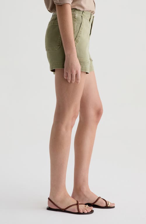 Shop Ag Analeigh Patch Pocket Denim Shorts