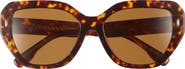 Tory Burch 55mm Polarized Cat Eye Sunglasses