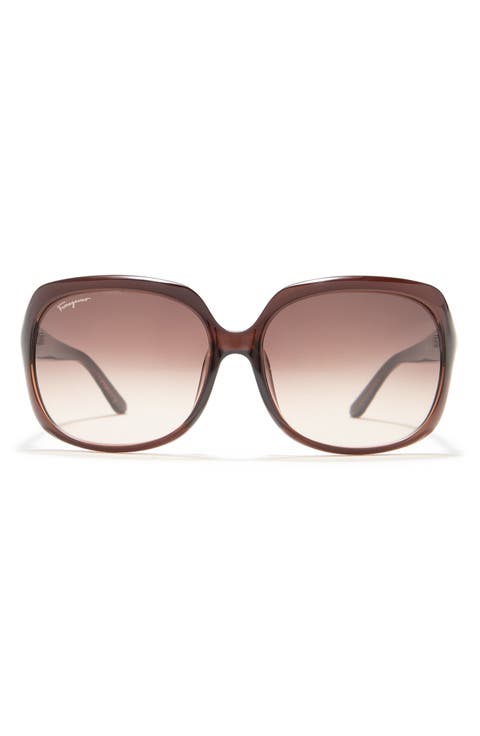Salvatore Ferragamo 59mm Square Sunglasses