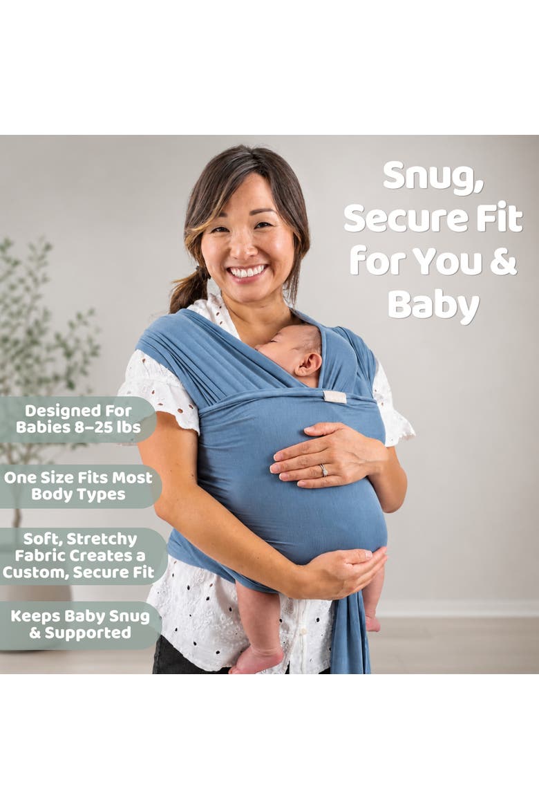 Baby Wraps Carrier - Perfect Child Sling for Newborn & Infant, Enhances Bonding, Alternate, color, Pebble Gray
