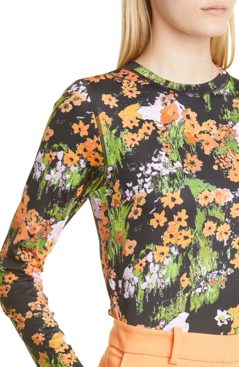 Stine Goya Juno Floral Print Long Sleeve Top, Alternate, color, 