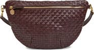 Clare V. Grande Woven Leather Belt Bag