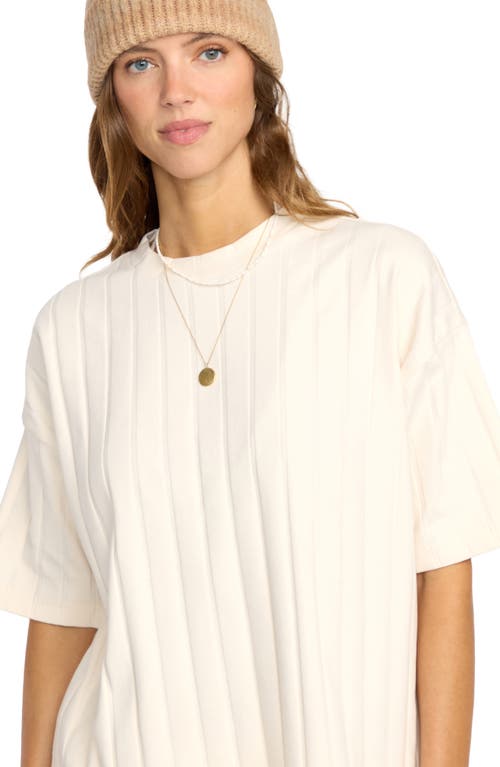 Billabong Cass Oversize Rib Top In White