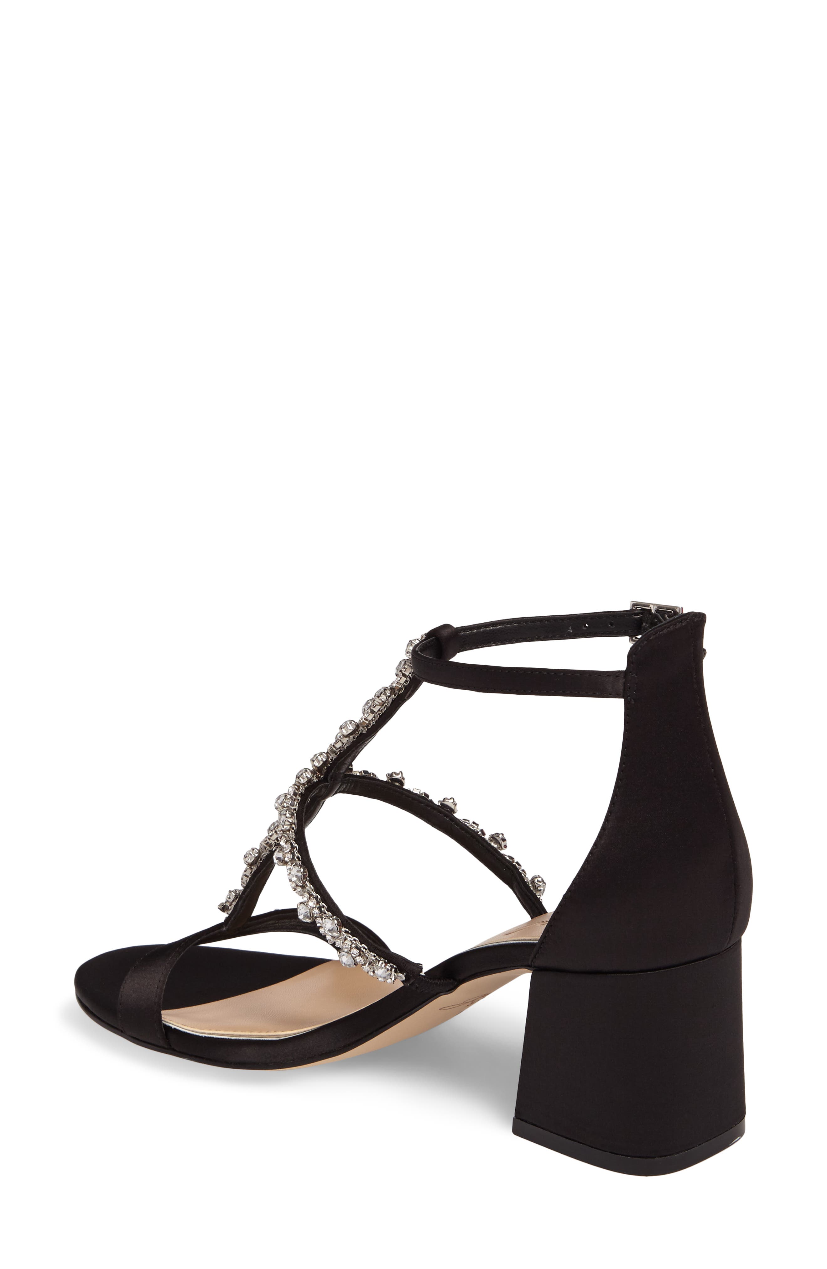 Jewel Badgley Mischka Alamea Block Heel Sandal, Alternate, color, 