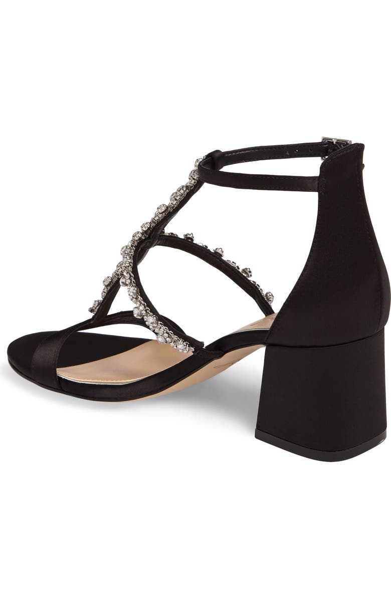 Jewel Badgley Mischka Alamea Block Heel Sandal, Alternate, color,