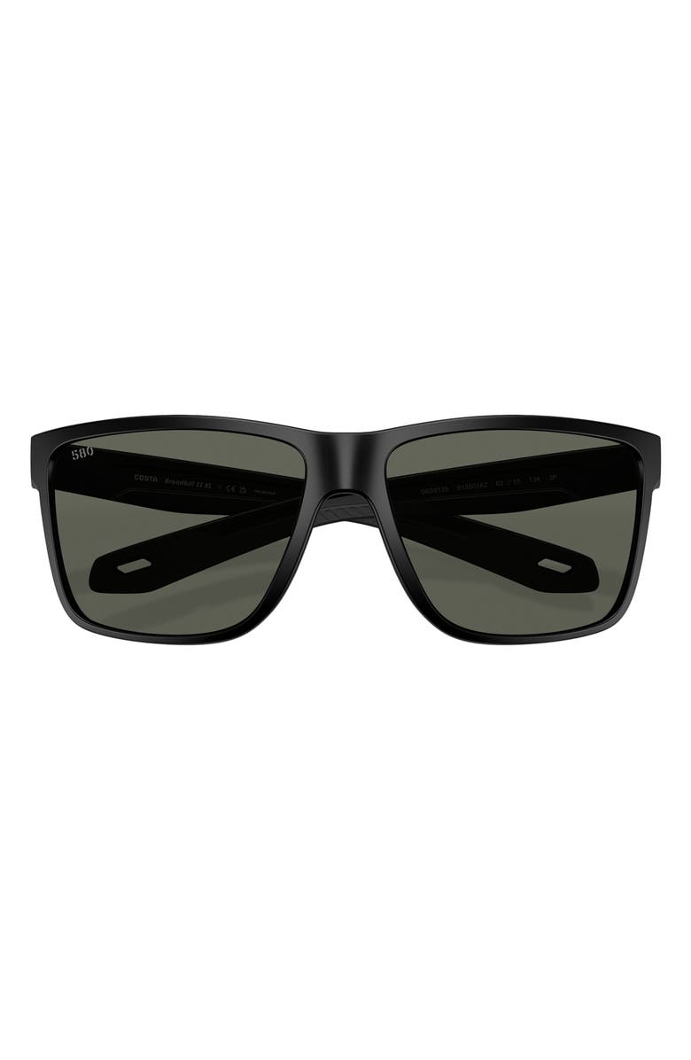 Costa Del Mar Broadbill II XL 58mm Sunglasses, Alternate, color, Matte Black / Gray