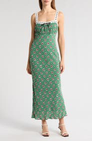 WAYF Magnolia Sleeveless Midi Dress