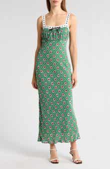 WAYF Magnolia Sleeveless Midi Dress