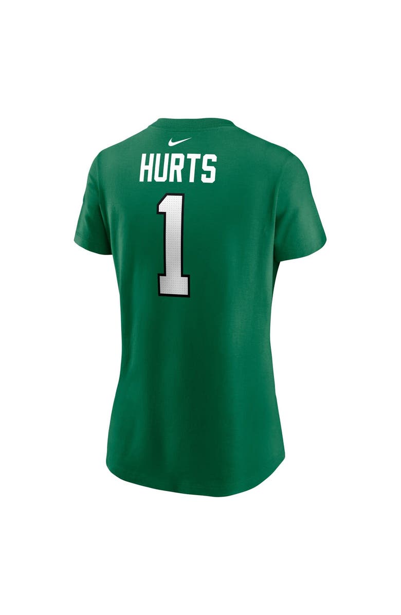 Nike Women's Nike Jalen Hurts Kelly Green Philadelphia Eagles Player Name & Number T-Shirt, Alternate, color, Kelly Green
