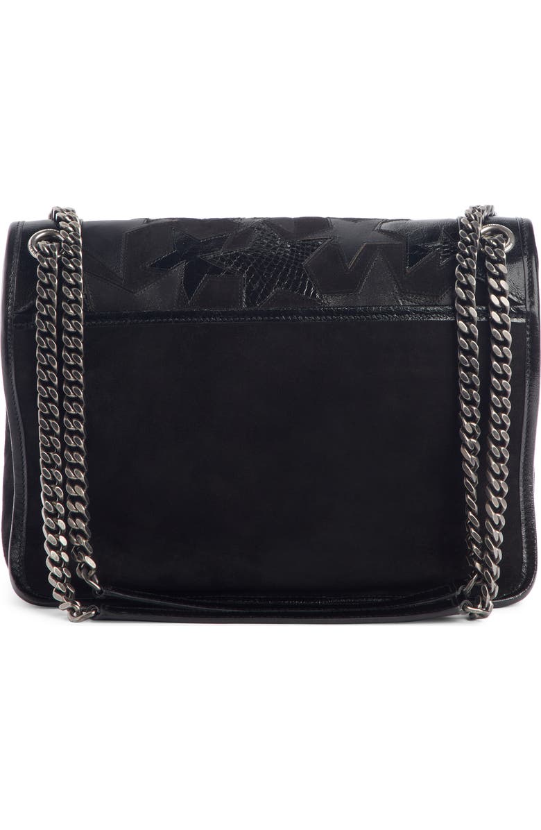 Saint Laurent Medium Niki Patchwork Suede Shoulder Bag, Alternate, color,