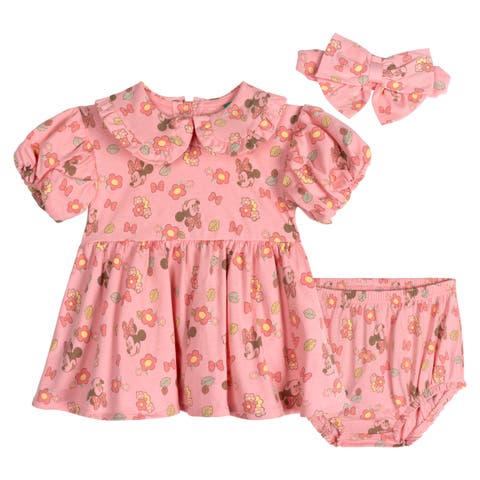Minnie Mouse Dress and Bloomer Set