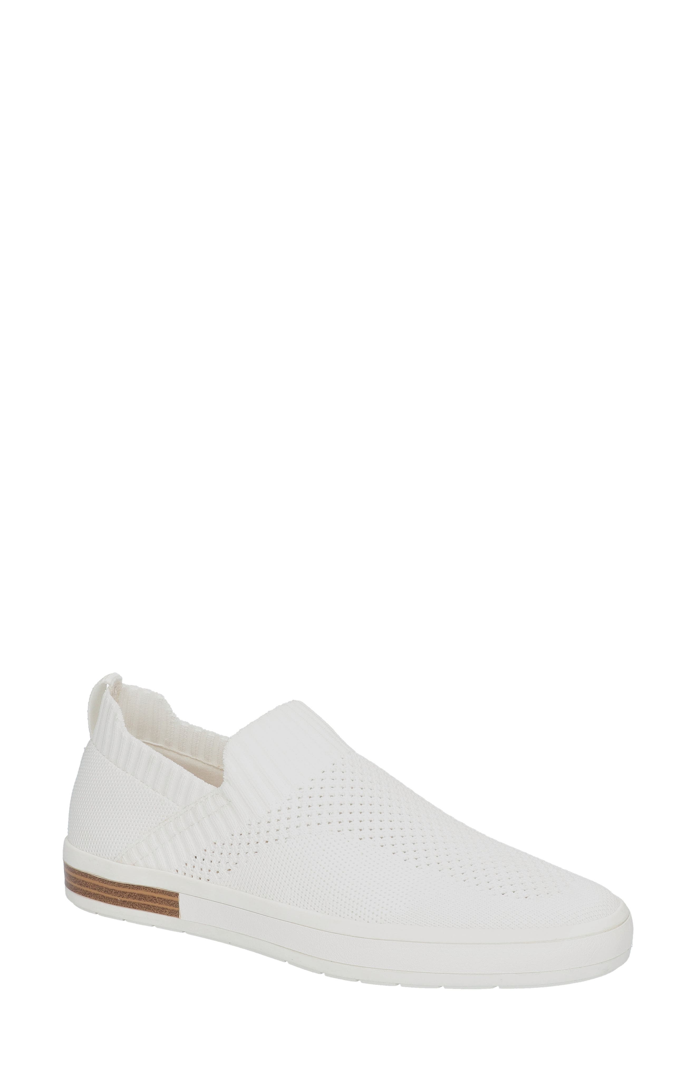 Bella Vita Ramira Slip-On Knit Sneaker, Main, color, White