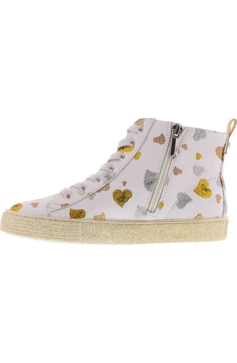 Sam Edelman Bella Whimsical Glitter High Top Sneaker, Alternate, color,