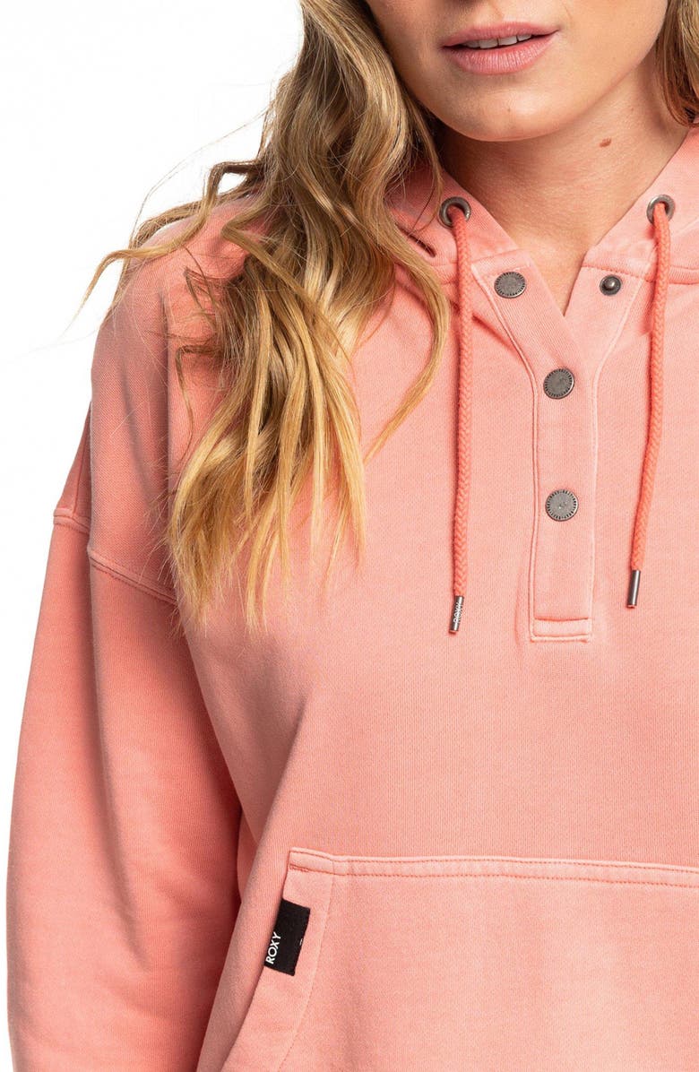 Roxy Girls Who Slide Hooded Sweatshirt, Alternate, color, 