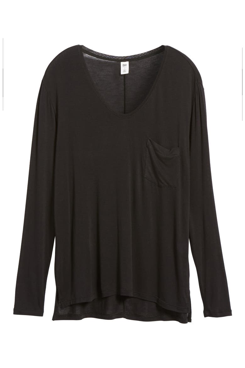 Pocket Tee, Alternate, color, BLACK