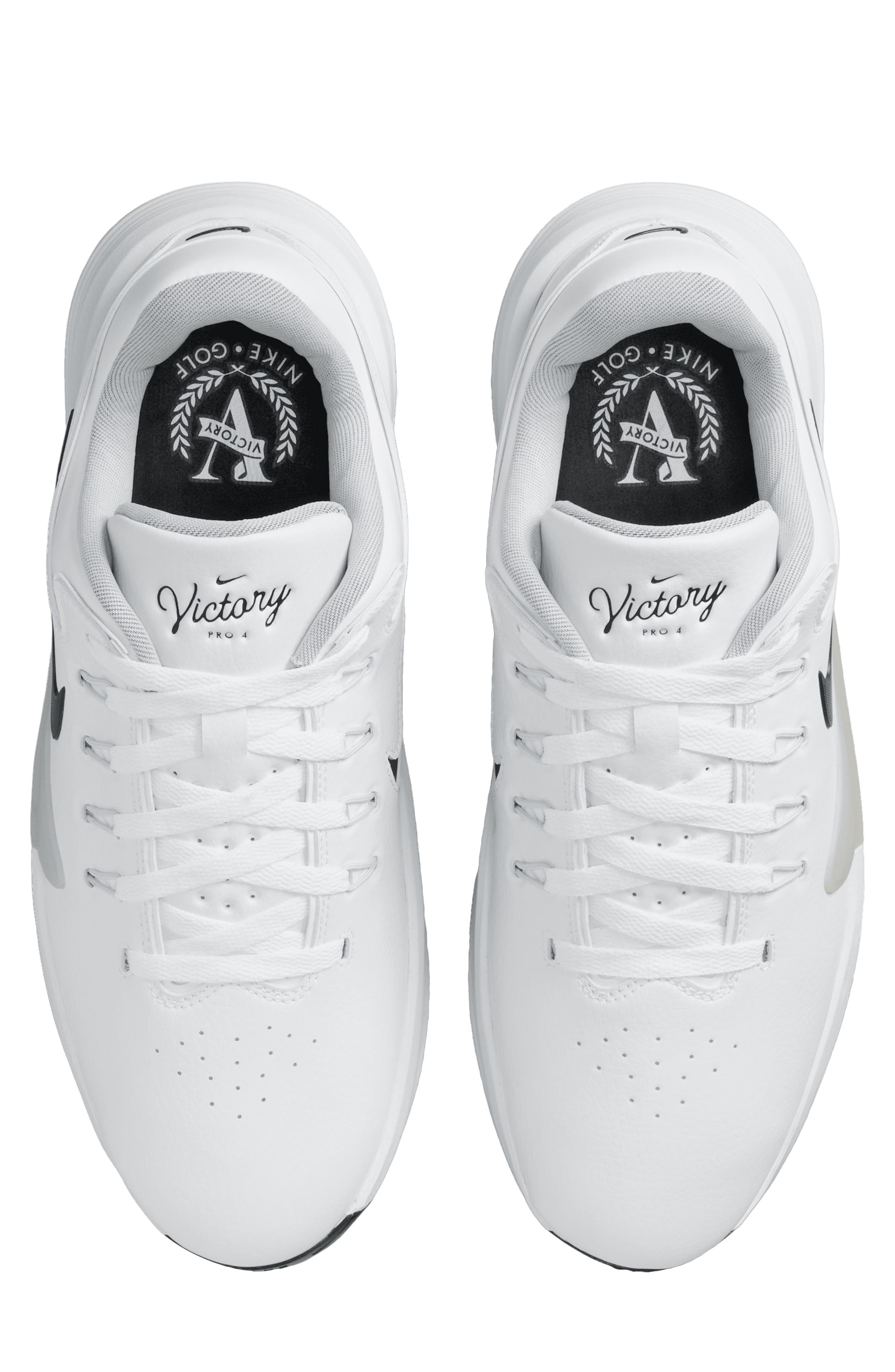 Victory Pro 4 Golf Shoe, Alternate, color, WHITE/ PHOTON DUST/ BLACK