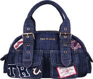 True Religion Multi-Patch Satchel