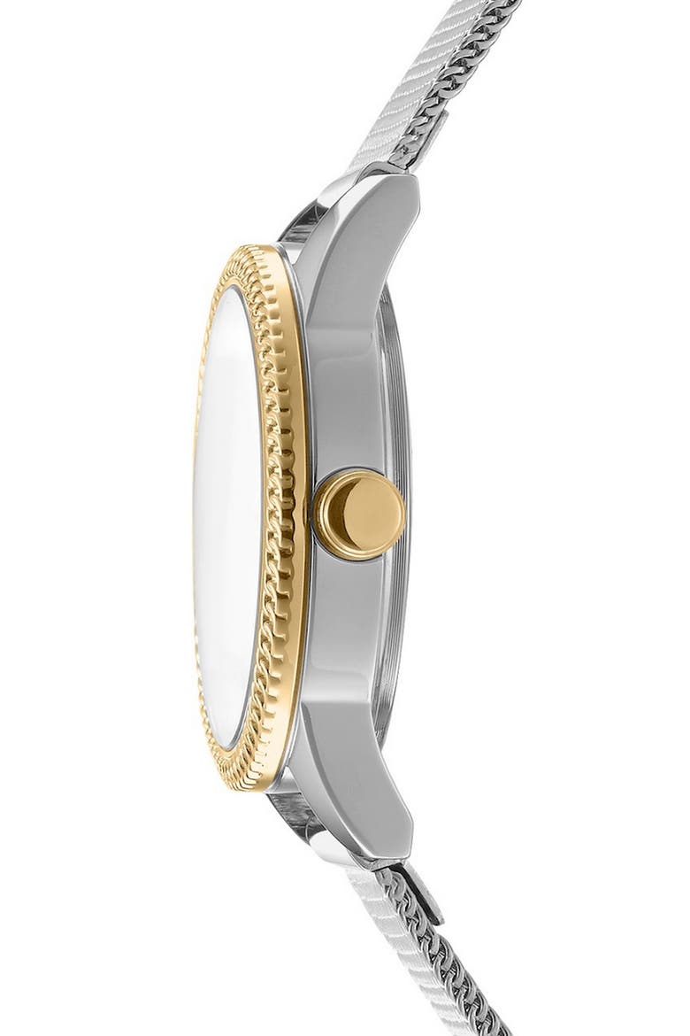 Milanese Mesh Strap Watch, 26mm, Alternate, color, SILVER