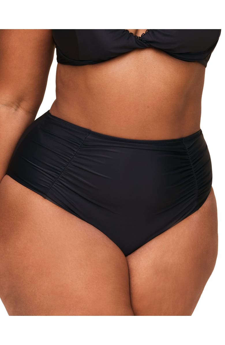 Adore Me Pilar Swimwear High Waisted Bikini Bottom, Main, color, 